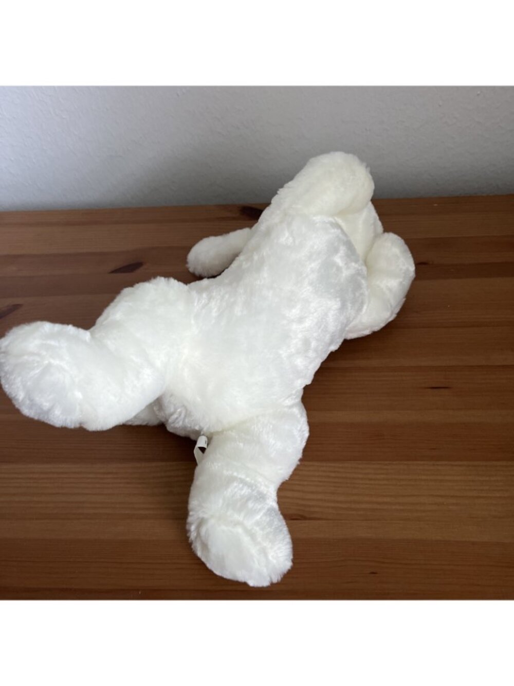 2026 Mardi Gras Float Throw Dog toy light up white cute dog big head 13" - Picture 6 of 6